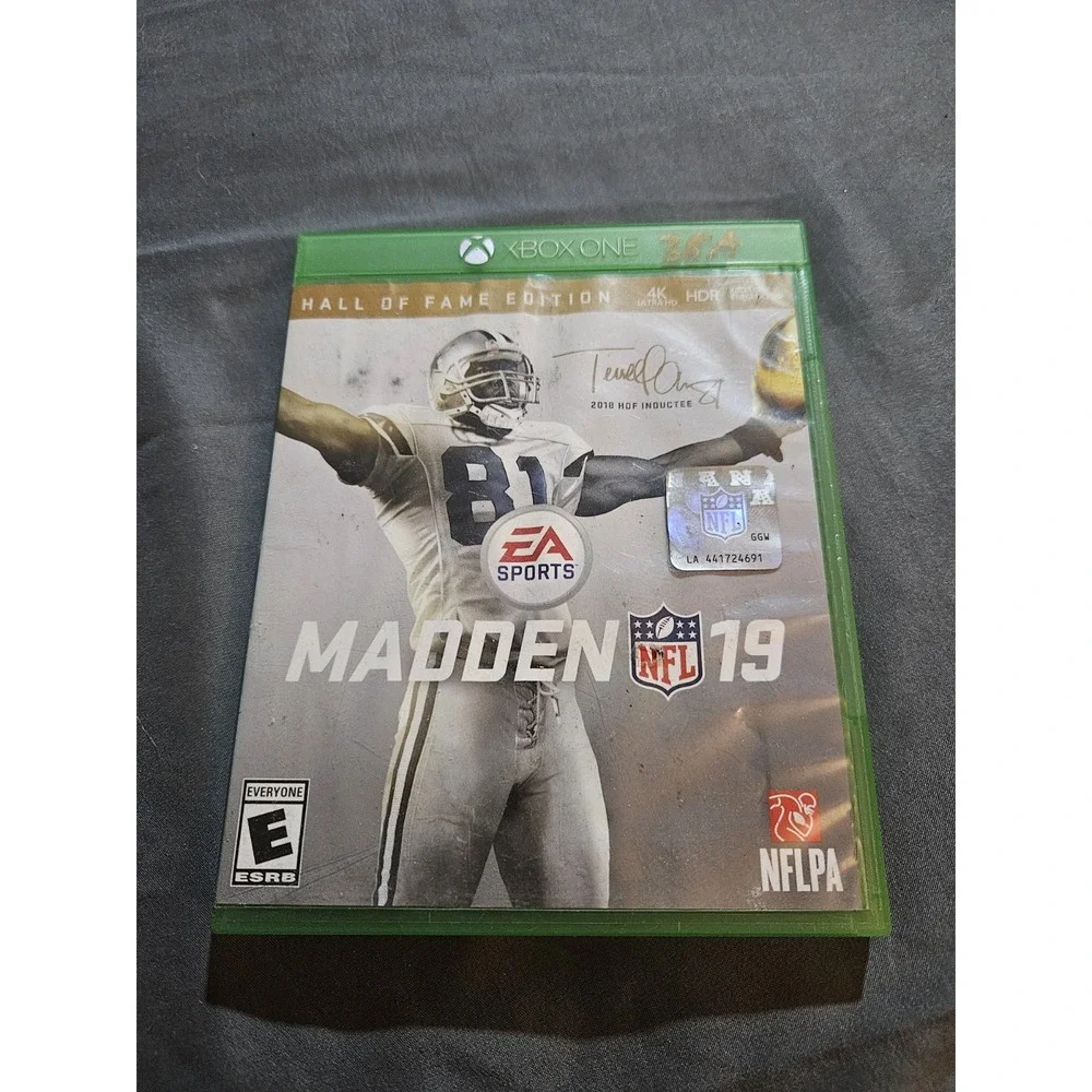 Madden NFL 19 Hall of Fame Edition Xbox One Terrell Owens Cover Sports Game